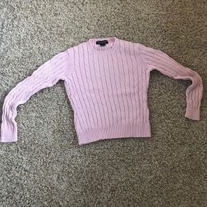 Brooks Brothers pink sweater